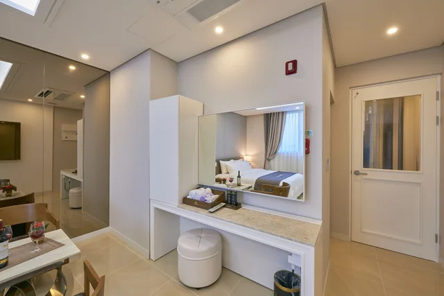 غرفة بزنس بسرير مزدوج، Madrid Hotel Gwangju 4/5