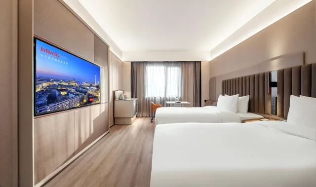 غرفة ديلوكس بسريرين منفصلين، InterCityHotel Shanghai Hongqiao Airport 5/10