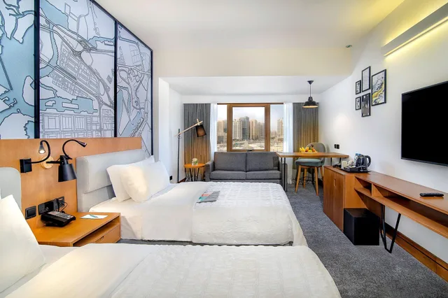 Deluxe, Twin Beds, Resort View، Le Meridien Abu Dhabi 5/9