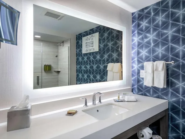 جناح استوديو بسرير كينج بشرفة في الطابق الأرضي، Doubletree By Hilton Hot Springs Ar 2/2