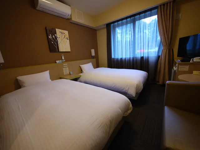 Room, Twin Beds, Unit Bath, Smoking، Hotel Route-Inn Miyako 1/2