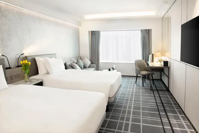 غرفة قياسية بسريرين منفصلين، Royal Park Hotel Hong Kong 1/2