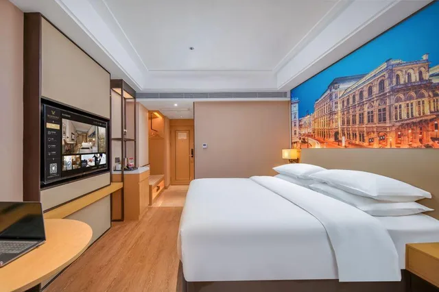 غرفة تنفيذية بسرير كوين، Vienna International Hotel (Hangzhou West Lake Cultural Square Metro Station) 1/1