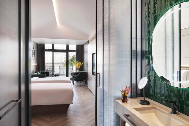 غرفة تنفيذية بسريرين منفصلين، UrCove by HYATT Shanghai West Riverside 6/6