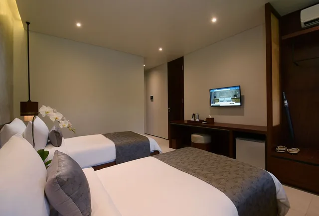 غرفة ديلوكس بسريرين منفصلين بغرفة نوم واحدة، JAPA Suites and Villas 2/4