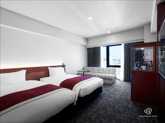 غرفة ديلوكس بسريرين منفصلين للمدخنين، Daiwa Roynet Hotel Kumamoto Ginzadori PREMIER 1/6