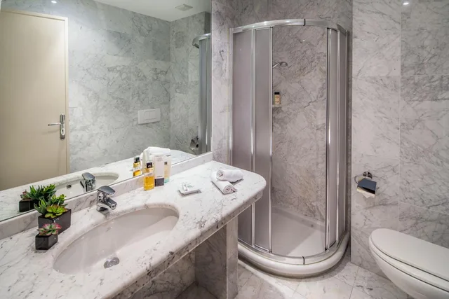 غرفة بسرير مزدوج بإطلالة على البحر، Hotel Golfo E Palme 9/9