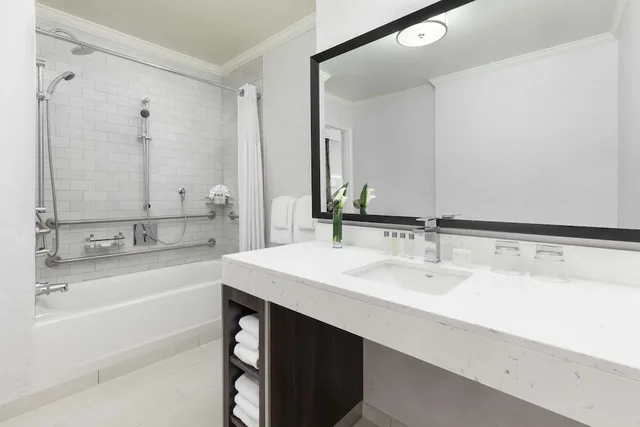 1DBL Mobility Acc Bathtub, Hilton Boston Park Plaza 6/8