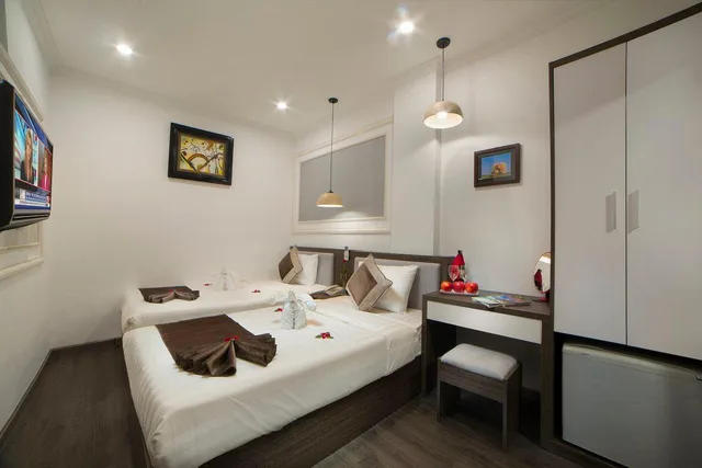 غرفة ديلوكس بسرير مزدوج أو سريرين منفصلين، Galliot Central Hotel 3/4