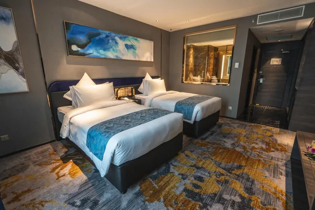 غرفة ديلوكس بسريرين منفصلين بشرفة، Ames Hotel Ayer Keroh, Melaka 4/10