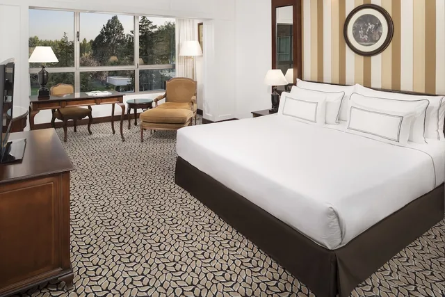 غرفة سوبيريور بسرير مزدوج بإطلالة على المسبح، Melia Madrid Barajas 6/10