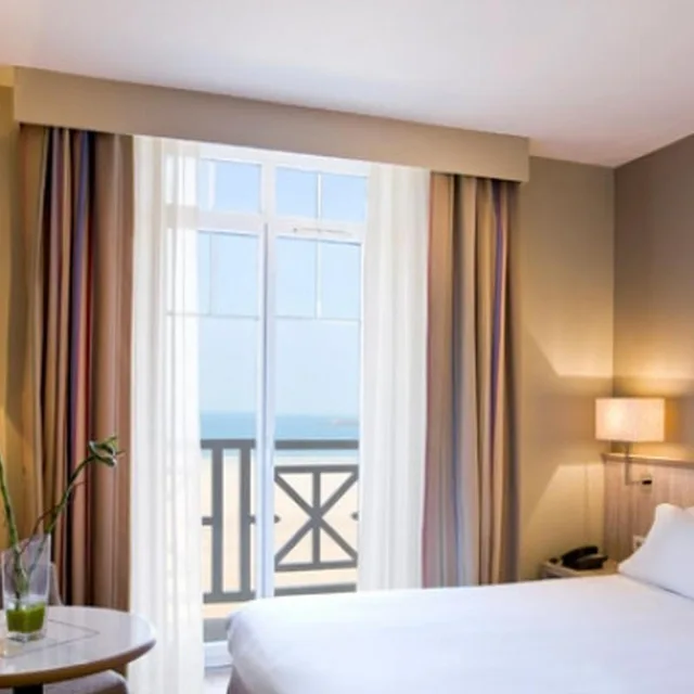 غرفة بسرير مزدوج أو سريرين منفصلين بإطلالة على البحر، Hotel Antinea 6/10