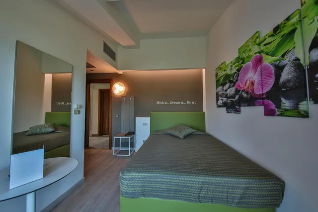 غرفة ديلوكس مفردة بإطلالة على البحيرة بشرفة، Hotel Ideal 3/3