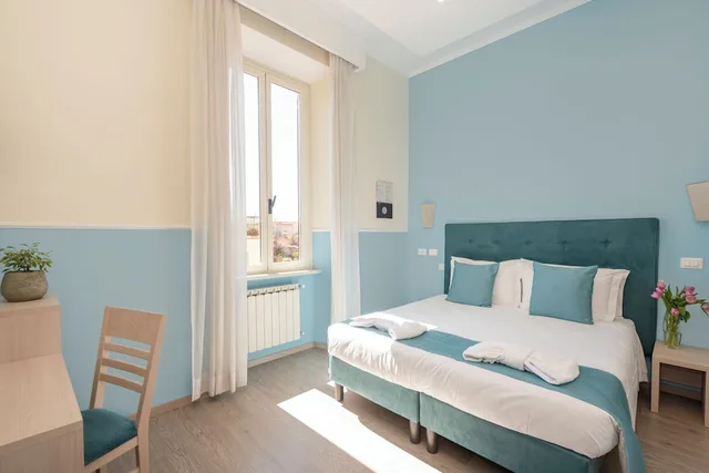 غرفة بسريرين منفصلين، Hotel Parker Roma 3/10