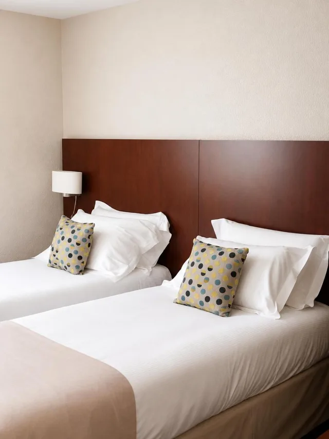 غرفة بسريرين منفصلين، Kyriad Saint Malo Ouest Dinard 6/8