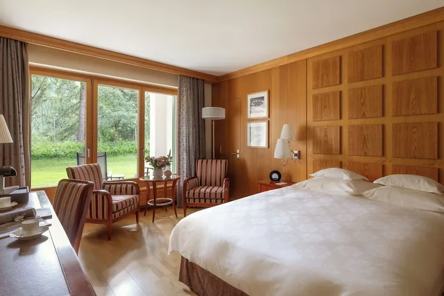 غرفة ديلوكس مفردة بسرير كوين، Grand Hotel Kronenhof 2/9