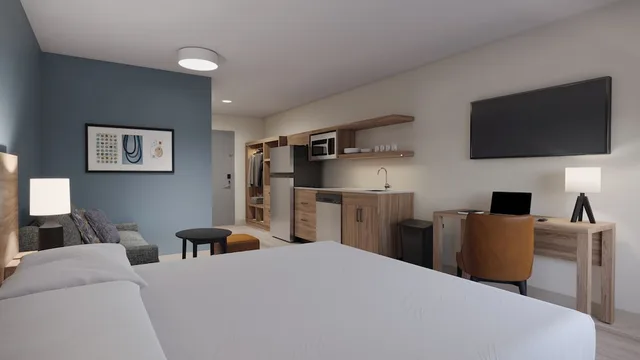 جناح استوديو بسرير كينج مع أريكة، Hyatt Studios Tallahassee I-10 1/1