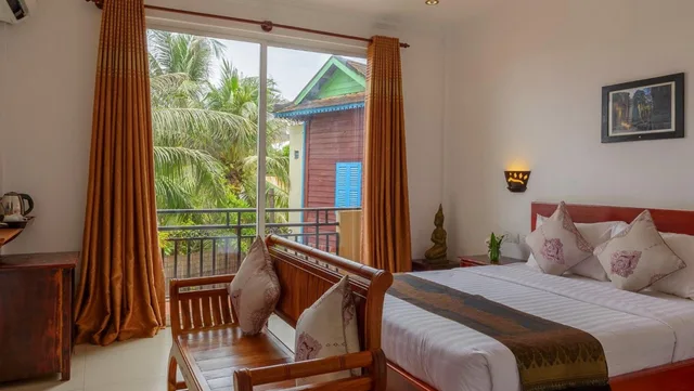 غرفة ديلوكس بسرير مزدوج، La Villa du Bonheur 1/7