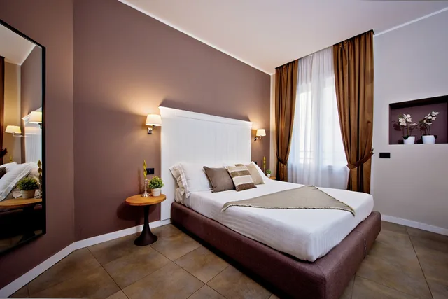 غرفة ديلوكس عائلية بسرير كينج بإطلالة على المدينة مع أريكة، Delle Vittorie Luxury Suites & Rooms 2/10
