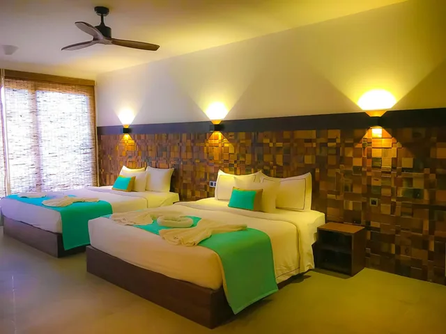 غرفة ديلوكس عائلية بسريرين مزدوجين، Ella Flower Garden Resort 3/7