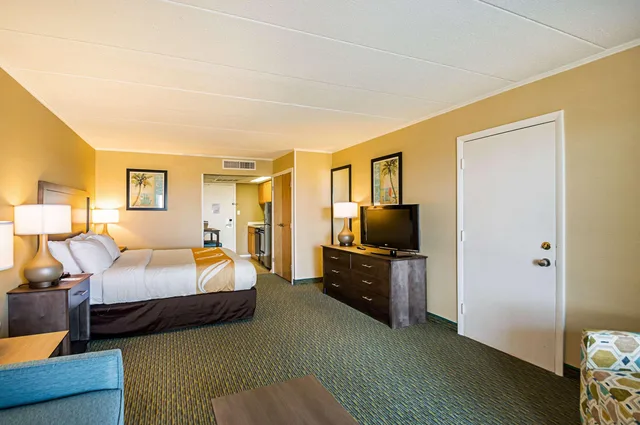 غرفة بسرير مزدوج، Quality Inn Oceanfront Ocean City 3/6