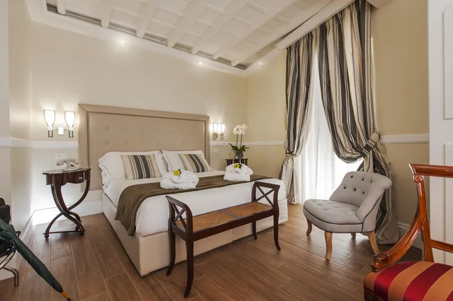 غرفة بسريرين منفصلين، La Residenza del Sole al Pantheon 2/9