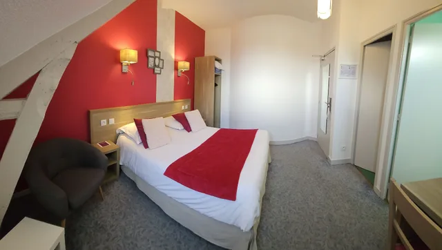 غرفة كومفورت بسرير مزدوج، Citotel Le Rohan 5/9