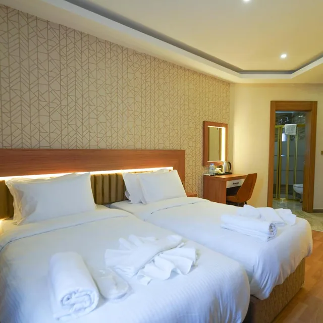 غرفة بسرير مزدوج أو سريرين منفصلين، UGURLU HOTEL 1/10