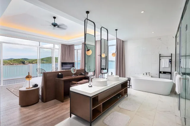 4 Bedrooms, Ocean Villa, Twin Beds, 3 King Beds, Private Pool، Premier Village Phu Quoc Resort 6/6