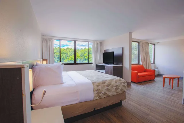 جناح بسرير كينج بحوض جاكوزي، Americas Best Value Inn Winston-Salem NC 2/4