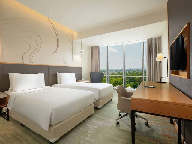 Deluxe, Twin Beds, Golf Course View، Radisson Golf And Convention Center Batam 5/10