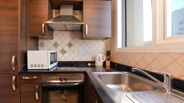 شقة بسرير كينج بشرفة بغرفة نوم واحدة، City Stay Residences - Al Barsha 4/4