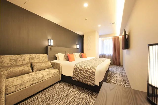 Semi Room, Deluxe, Twin Beds, 2 Semi Double Beds, with Extra Bed, Smoking، Centurion Hotel Classic Nara 3/6