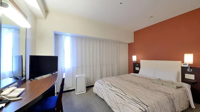 غرفة ديلوكس بسرير كوين، Takaoka Manten Hotel Ekimae 1/1