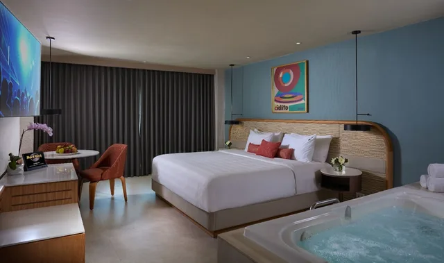 غرفة ديلوكس بسرير كينج، Hard Rock Hotel Cancun 1/4