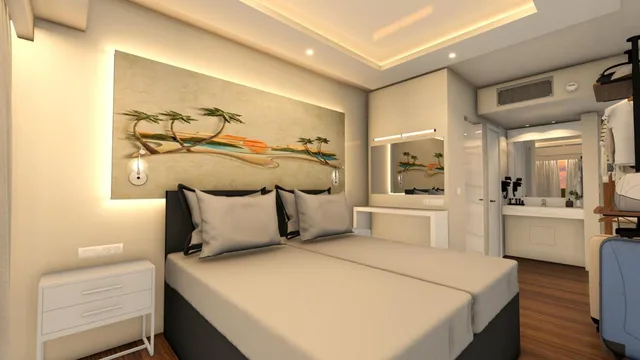 غرفة بشرفة، Arte Hotel 8/10