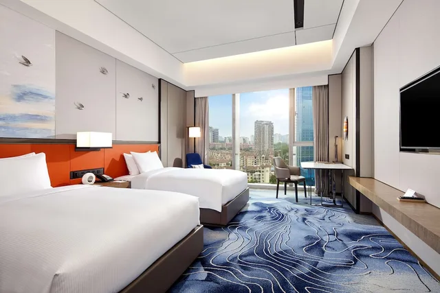 غرفة بسريرين منفصلين في طابق مرتفع، Hilton Guiyang Hotel 5/10
