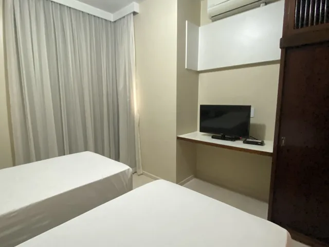 غرفة ديلوكس مفردة بسريرين منفصلين مع أريكة، Slaviero Hotel Londrina Flat 1/10