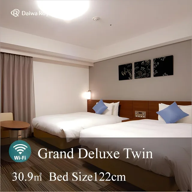 غرفة غراند ديلوكس بسريرين منفصلين، Daiwa Roynet Hotel Sendai 1/2