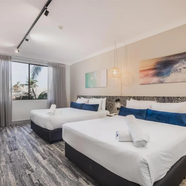 غرفة قياسية بسريرين كوين، Mermaid Waters Hotel by Nightcap Plus 1/10