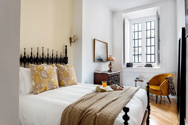 غرفة تقليدية داخلية بسرير فردي بإطلالة، LeL Madalena GuestHouse 1/6
