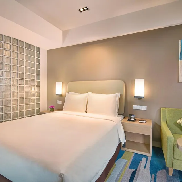 غرفة قياسية بسرير كينج وسرير كوين، HOLIDAY INN EXPRESS HANGZHOU GONGSHU 1/5