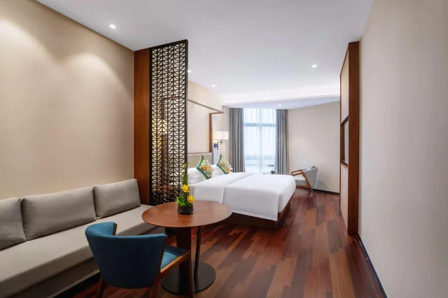 غرفة ديلوكس بسرير كينج، SSAW Boutique Hotel SWUFE Chengdu 1/1