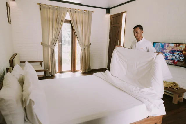 غرفة ديلوكس بسريرين كوين، The Kelong Trikora Resort - Bintan Island 1/1