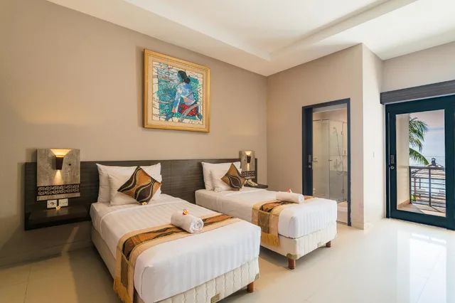 Deluxe, Twin Beds, Sea View, Padma Sari Hotel 2/10