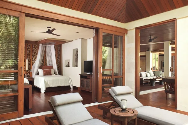 فيلا بسرير كينج وسريرين كوين بإطلالة على النهر بغرفتي نوم، Four Seasons Resort Bali at Sayan 4/4