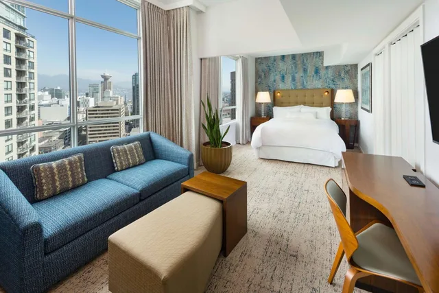 جناح استوديو بسرير كينج وسرير كوين بإطلالة على المدينة، Hilton Vancouver Downtown 2/3