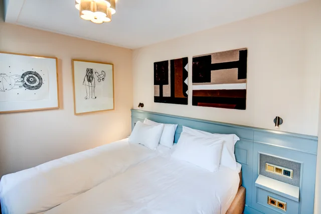 غرفة قياسية بسريرين منفصلين، Hotel Mercier 1/2