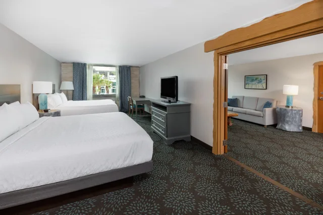 جناح بسرير كينج بغرفة نوم واحدة، Holiday Inn Resort South Padre Island Beach Front 1/2