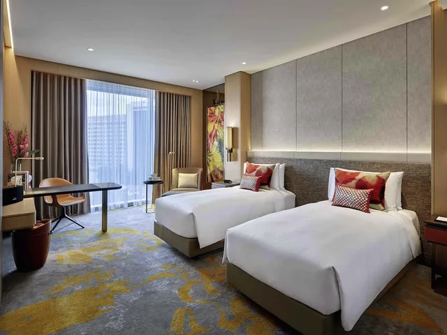 Heritage, Premium, Luxury, Twin Beds, 2 Queen Beds, with View، Sofitel Singapore City Centre 2/6